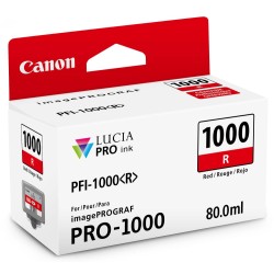 Canon CARTRIDGE PFI-1000R červená pro ImagePROGRAF PRO-1000 (935 str.)