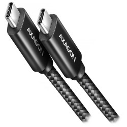 AXAGON BUCM4X-CM10AB NewGEN+ kabel USB-C - USB-C, 1m, USB4 Gen 3×2, PD 240W 5A, 8K HD, ALU, oplet, černý