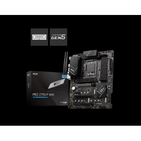 MSI MB Sc LGA1700 PRO Z790-P WIFI, Intel Z790, 4xDDR5, 1xDP, 1xHDMI, WI-FI