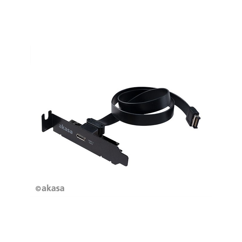 AKASA - USB 3.1 gen 2 Typ C PCI záslepka low profile