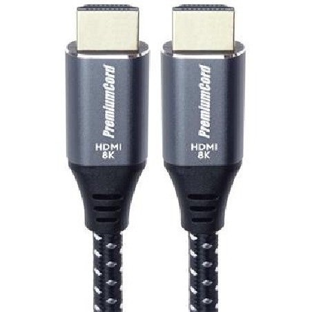 PREMIUMCORD Kabel Ultra HDMI 2.1 High Speed + Ethernet kabel 8K@60Hz, zlacené konektory, 10m