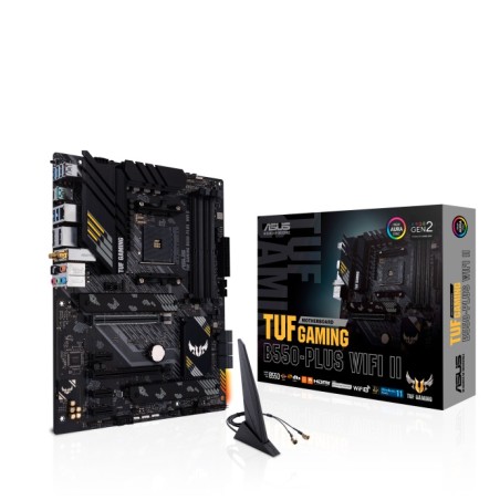 ASUS MB Sc AM4 TUF GAMING B550-PLUS (WI-FI) II, AMD B550, 4xDDR4, 1xDP, 1xHDMI, WI-FI