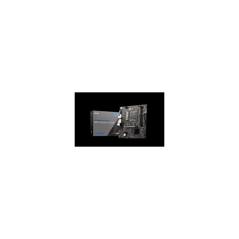 MSI MB Sc LGA1700 PRO H610M-G DDR4, Intel H610, 2xDDR4, 1xDP, 1xHDMI, 1xVGA, mATX