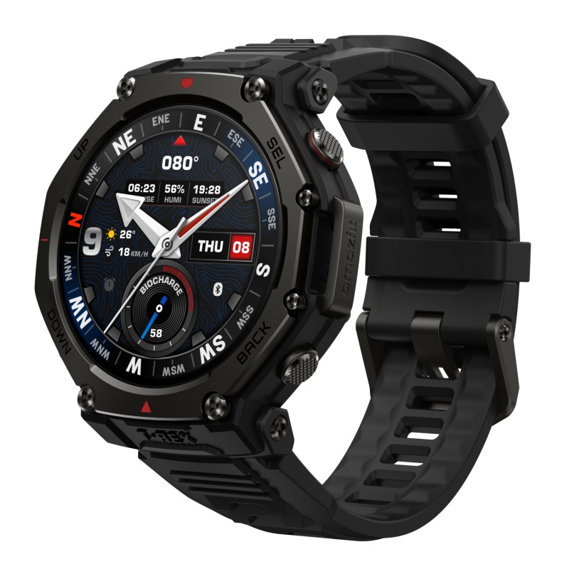 Amazfit T-Rex 3 Pro/44/Sport Band/Black