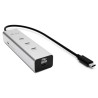 i-tec USB-C Charging Metal HUB 5port with USB-C video 8K, Power Delivery 85W