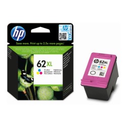 HP 62XL High Yield Tri-color Original Ink Cartridge (415 pages)
