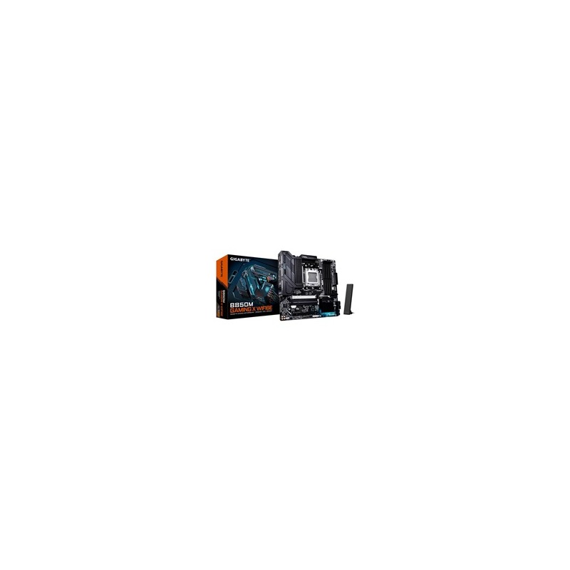 GIGABYTE MB Sc AM5 B850M GAMING X WF6E, AMD B850, 4xDDR5, 2xDP, 1xHDMI, WiFi, mATX