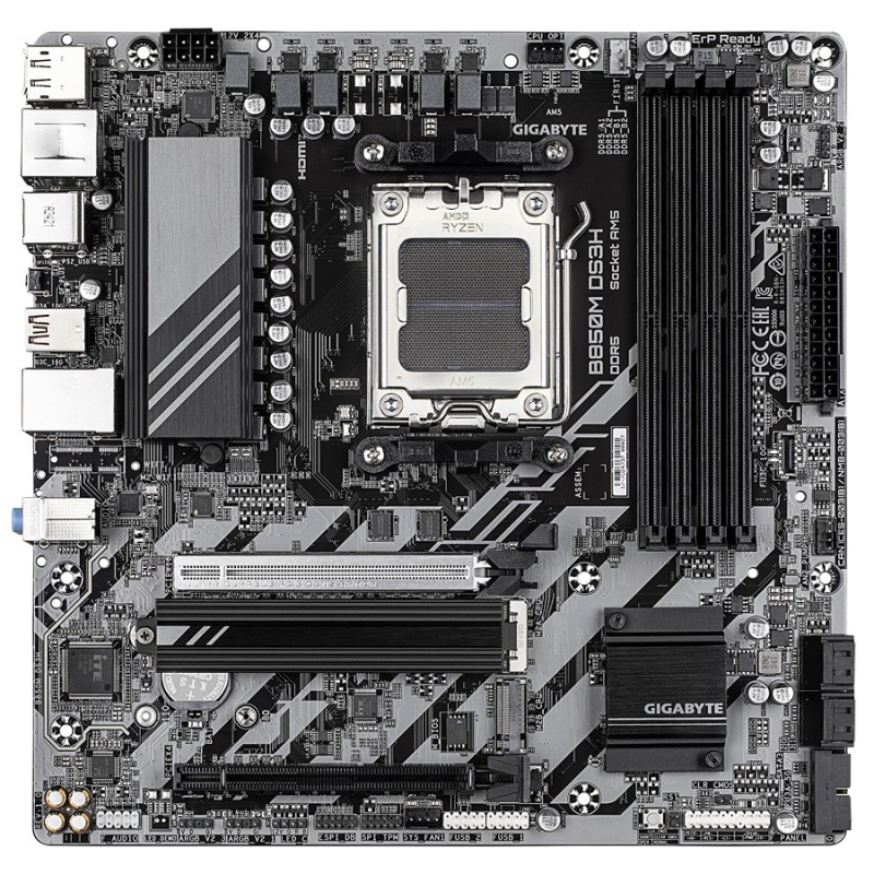 GIGABYTE MB Sc AM5 B850M DS3H, AMD B850, 4xDDR5, 2xDP, 1xHDMI, mATX