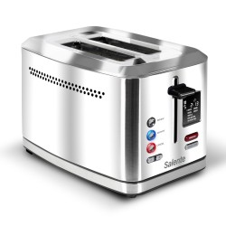 Salente ToastMax topinkovač s digitálním displejem, nerezová