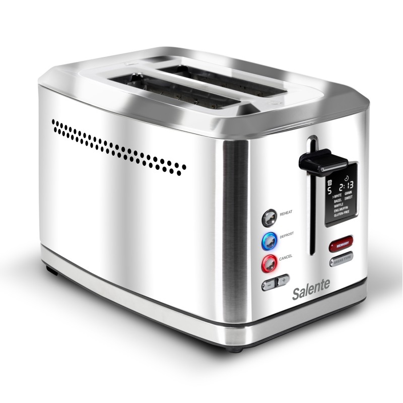 Salente ToastMax topinkovač s digitálním displejem, nerezová