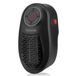 Salente HotHeat, teplovzdušný mini ventilátor, 500 W, černý