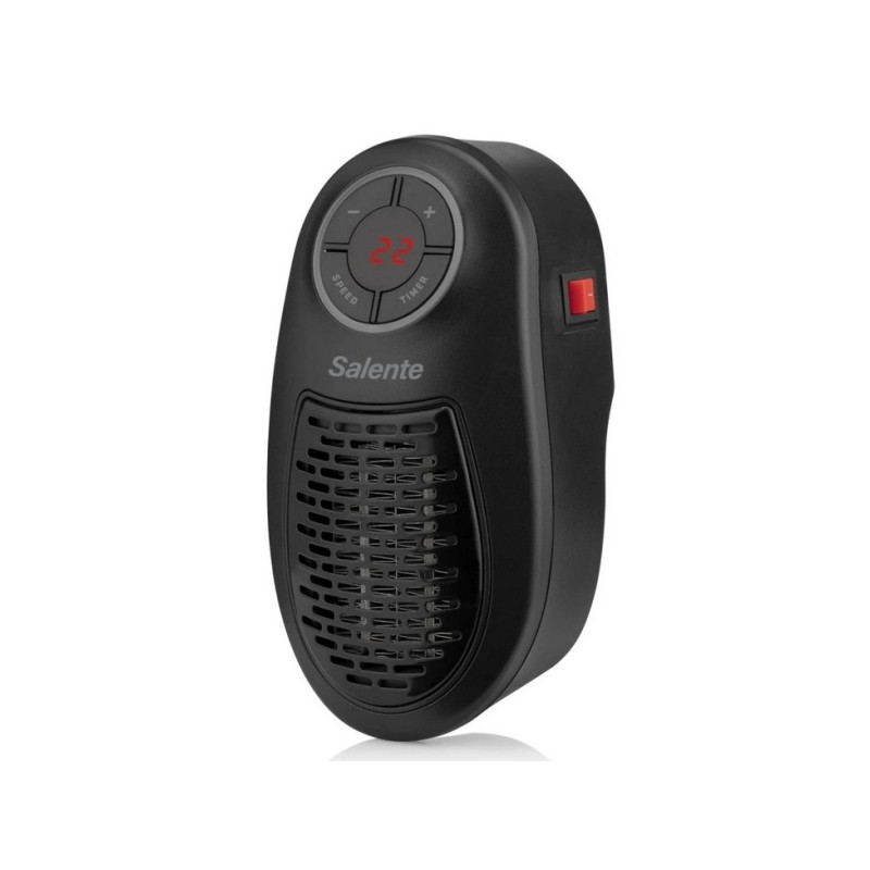 Salente HotHeat, teplovzdušný mini ventilátor, 500 W, černý