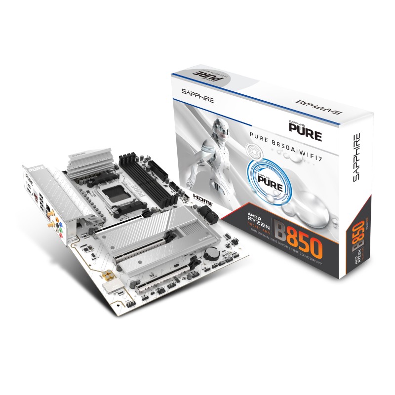 Sapphire Pure B850A WiFi 7/AM5/ATX