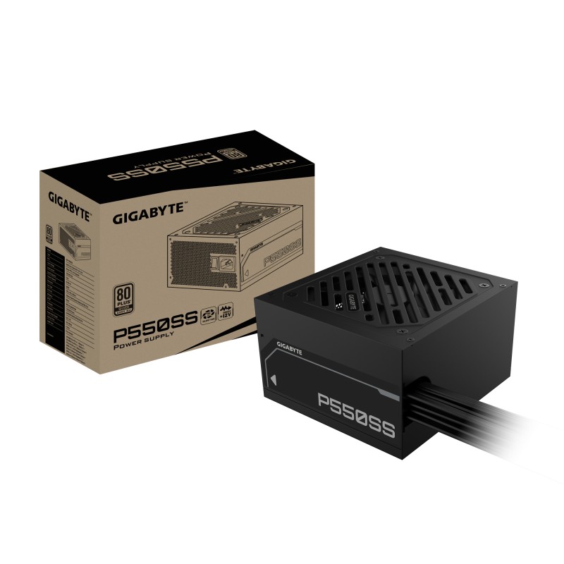 GIGABYTE zdroj P550SS, 550W, 80+ Silver, 120mm, ATX 3.0, černá