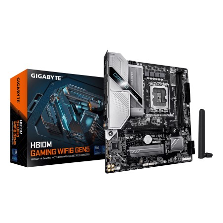 GIGABYTE MB Sc LGA1851 H810M GAMING WIFI6 Gen5, Intel H810, 2xDDR5, WiFi, 1xDP, 1xHDMI, mATX