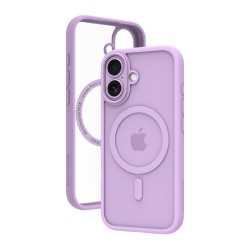 dbramante1928 Grenen - Zadní kryt pro mobilní telefon - kompatibilita s MagSafe - plast - purpurová, průhledná - pro Apple