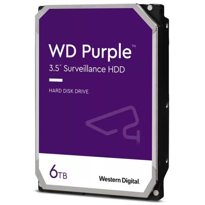 WD PURPLE WD64PURZ 6TB SATA/600 256MB cache, Low Noise, CMR