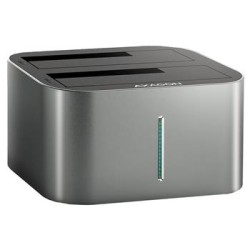 AXAGON ADSA-DC, USB-C 5Gbps - 2x SATA 6G 2.5"/3.5" SSD/HDD CLONE DUAL dokovací stanice