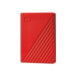 WD My Passport Portable 4TB, Externí HDD, USB 3.0, červená