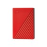 WD My Passport Portable 4TB, Externí HDD, USB 3.0, červená