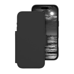 dbramante1928 Lynge - Pouzdro s klopou pro mobilní telefon - kompatibilita s MagSafe - půlnoční - pro Apple iPhone 17 Pro Max