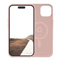 dbramante1928 Monaco - Zadní kryt pro mobilní telefon - kompatibilita s MagSafe - plast, silikon - růžová pink sand - pro Apple