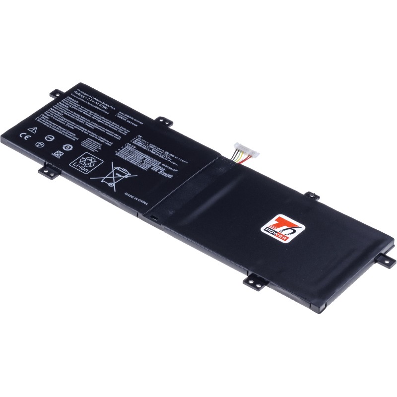 Baterie T6 Power pro Asus ZenBook 14 UX431, VivoBook S14 S431F, 6150mAh, 47Wh, 2cell, Li-pol