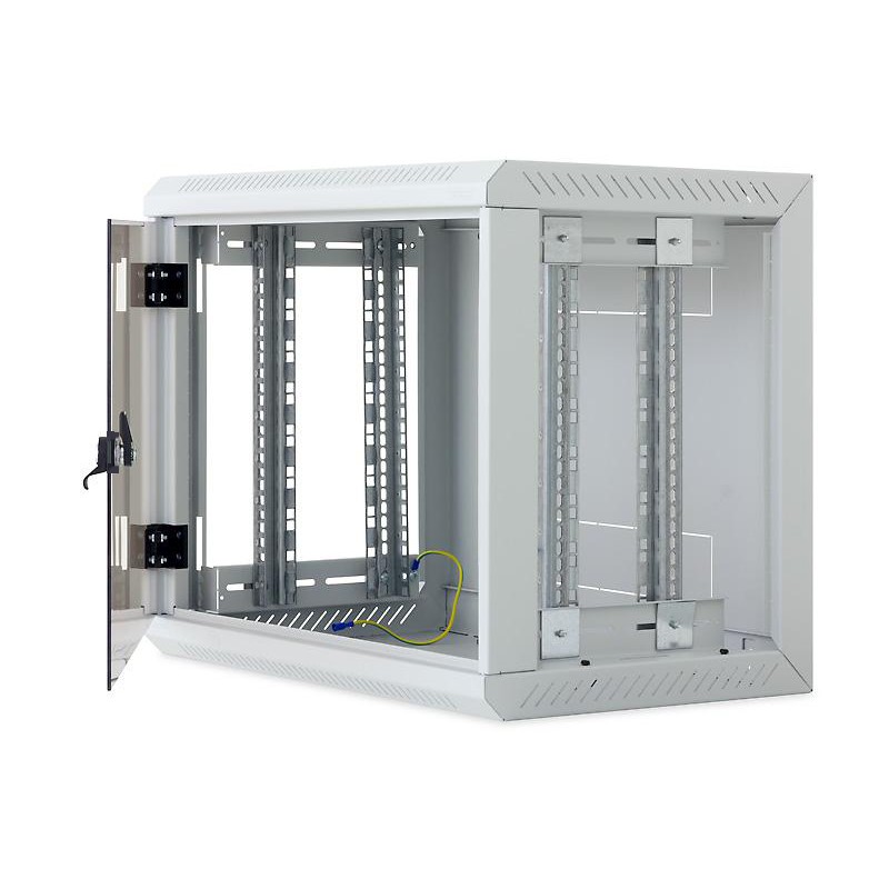 TRITON 19" jednodílný rozvaděč 15U/600mm, odnímatelné boční kryty, černý