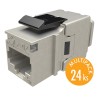 Solarix MULTIPACK 24 ks - rychlozařezávací keystone CAT5E STP