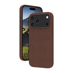 dbramante1928 Roskilde - Zadní kryt pro mobilní telefon - kompatibilita s MagSafe - kůže full-grain - dark tan - pro Apple