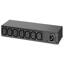 APC Rack PDU, Basic, 0U/1U, 120-240V/15A, 220-240V/10A, (8) C13, IEC-320 C14