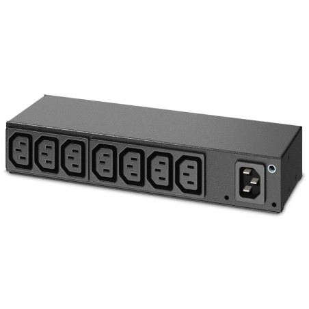 APC Rack PDU, Basic, 0U/1U, 120-240V/15A, 220-240V/10A, (8) C13, IEC-320 C14