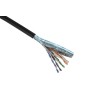 Instalační kabel Solarix venkovní FTP, Cat5E, drát, PE, box 305m