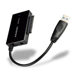 AXAGON ADSA-FP3, USB 5Gbps - SATA 6G, 3.5" HDD FASTport3 adaptér, vč. AC napáječe