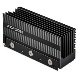AXAGON CLR-M2XL, hliníkový pasivní chladič pro jedno i oboustranný M.2 SSD disk, výška 36 mm