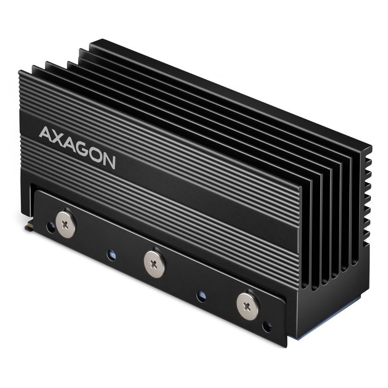 AXAGON CLR-M2XL, hliníkový pasivní chladič pro jedno i oboustranný M.2 SSD disk, výška 36 mm