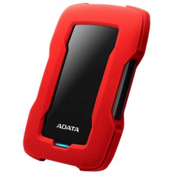 ADATA Externí HDD 1TB 2,5" USB 3.1 HD330, RED COLOR BOX, červený (gumový, nárazu odolný)