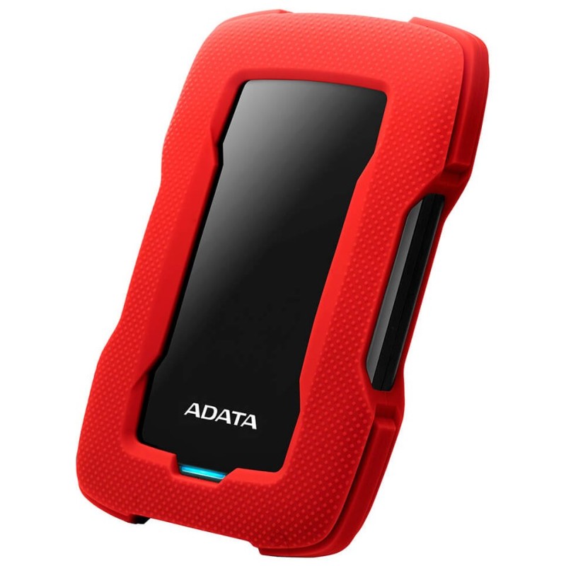 ADATA Externí HDD 1TB 2,5" USB 3.1 HD330, RED COLOR BOX, červený (gumový, nárazu odolný)