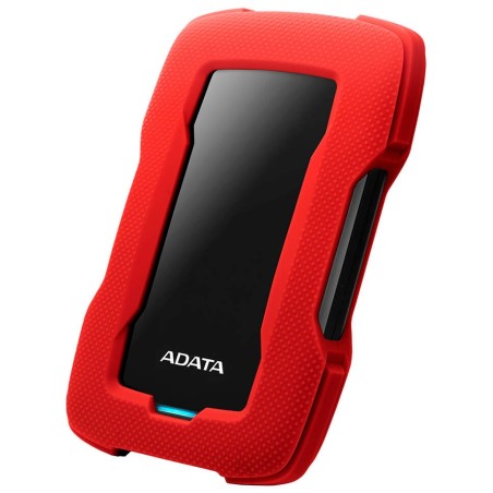 ADATA Externí HDD 1TB 2,5" USB 3.1 HD330, RED COLOR BOX, červený (gumový, nárazu odolný)