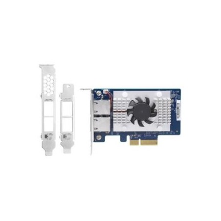 QNAP QXG-10G2T-X710 - dvouportová rozšiřující 10GbE (Intel X710) karta pro PC i QNAP NAS
