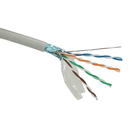 Instalační kabel Solarix FTP, Cat5E, drát, PVC, box 305m