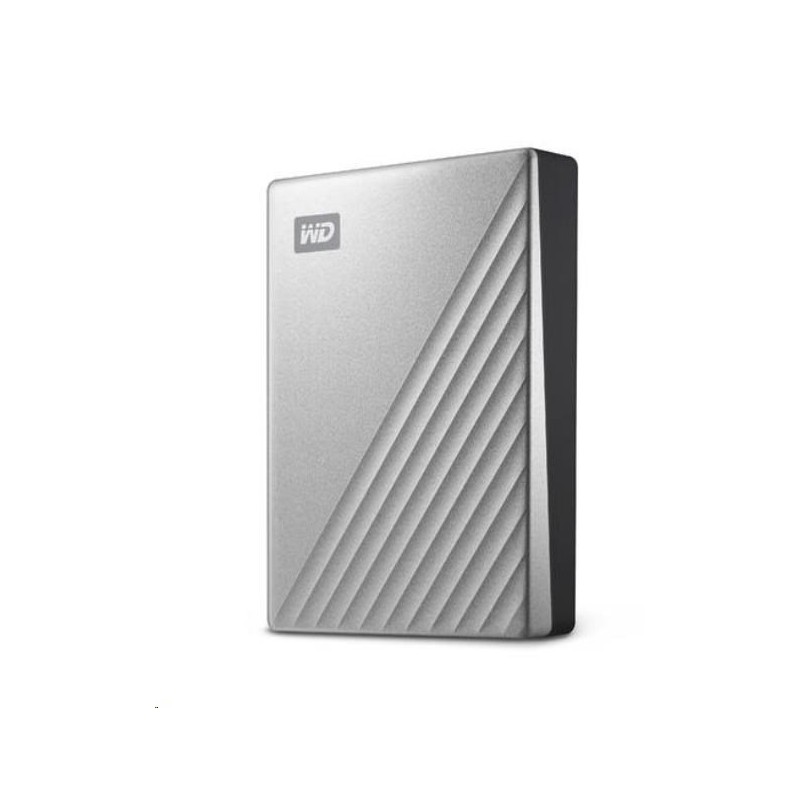 WD My Passport Ultra for Mac/4TB/HDD/Externí/2.5"/Stříbrná/3R
