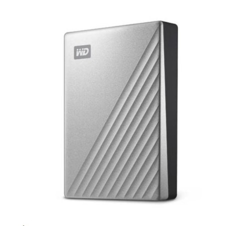WD My Passport Ultra for Mac/4TB/HDD/Externí/2.5"/Stříbrná/3R