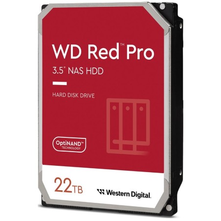 WD RED Pro NAS WD221KFGX 22TB, SATA III 3.5", 512MB 7200RPM, 265MB/s, CMR