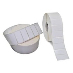 Zebra Label, Polyethylene, 51X25MM Thermal Transfer, Polye 3100T Gloss, Permanent Adhesive, 25MM Core