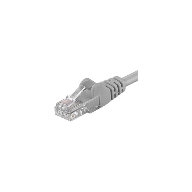 PremiumCord Patch kabel UTP RJ45-RJ45 CAT6 2m šedá
