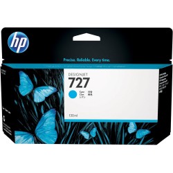 HP 727 Cyan Ink Cart, 130 ml, B3P19A