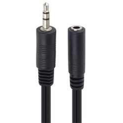 PREMIUMCORD Kabel audio 3,5mm Jack - Jack prodlužovací 5m (M/F, stereo)