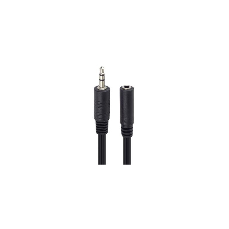 PREMIUMCORD Kabel audio 3,5mm Jack - Jack prodlužovací 5m (M/F, stereo)