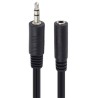 PREMIUMCORD Kabel audio 3,5mm Jack - Jack prodlužovací 5m (M/F, stereo)